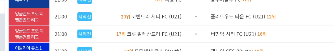 잉글랜드U21 꼬맹이들 픽